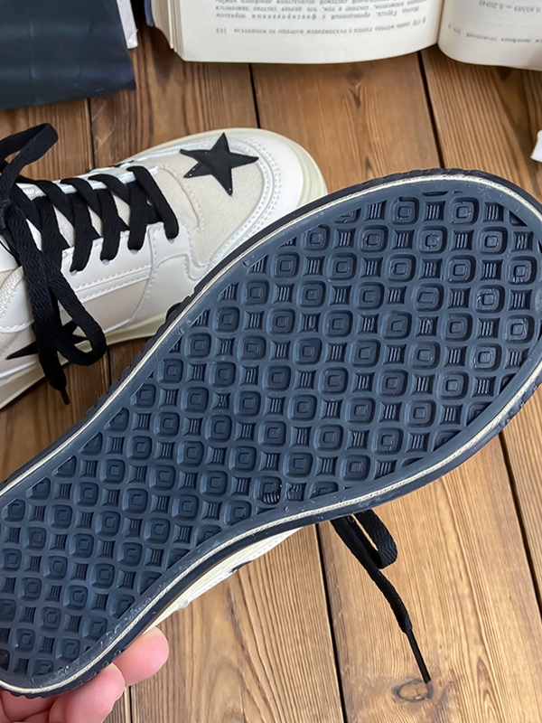 Star Patchwork Contrast Color Shoes-4